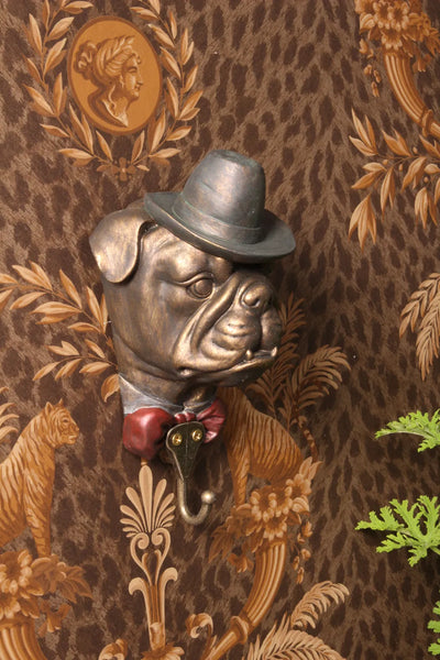 Bulldog Wall Hook 22 cm