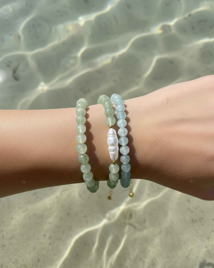 Aura Pearl Aventurine bracelet