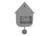 Modern Cuckoo Clock in Mouse grey