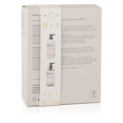 White Pomegranate Hand & Body wash & lotion gift set