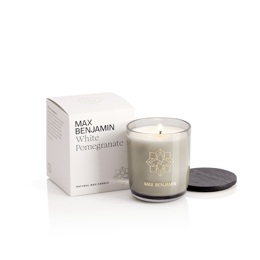 Max Benjamin White Pomegranate Candle