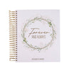 Wedding planner spiral Forever and always white gold