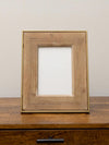 Photo frame with brass patina edges