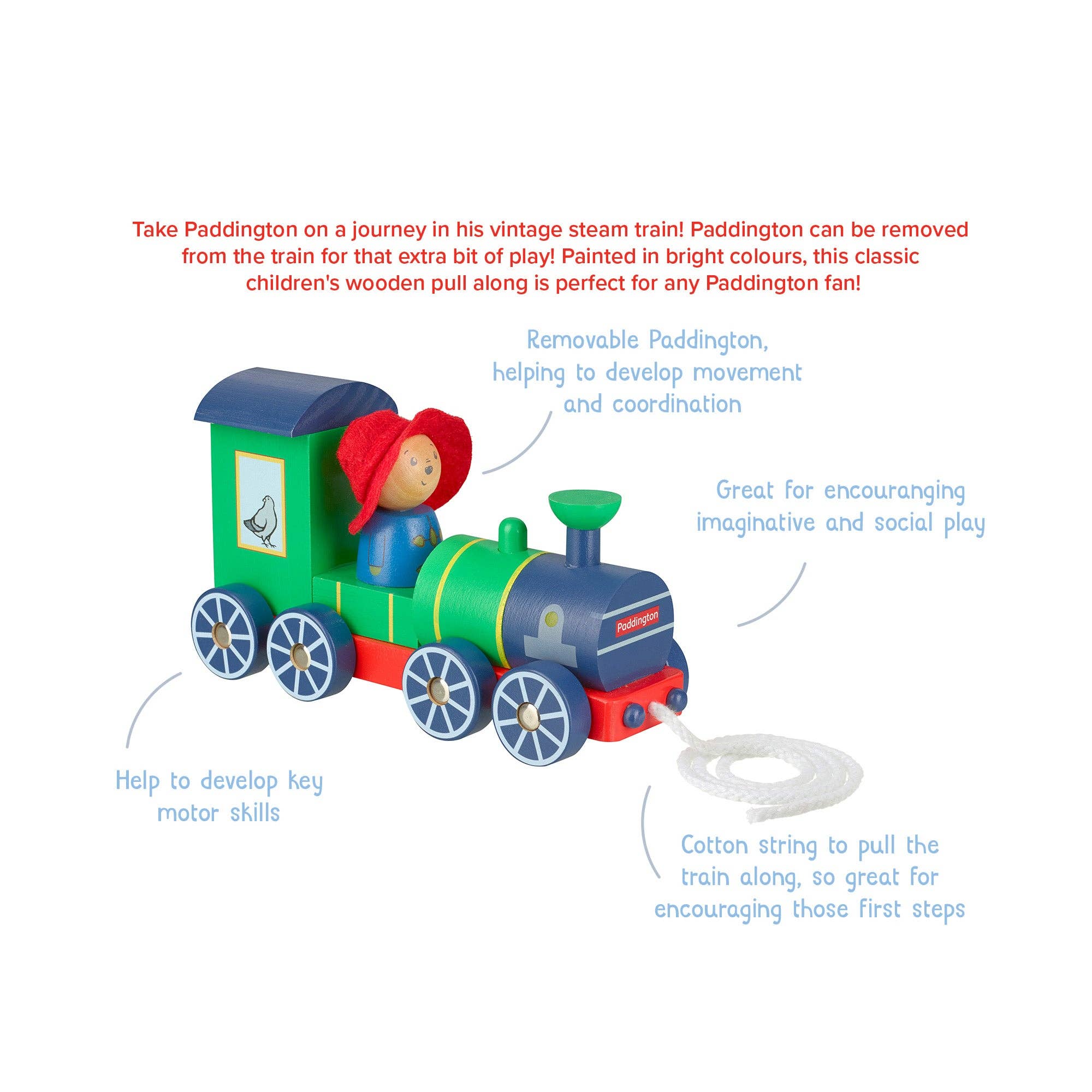 Paddington™ Wooden Steam Train