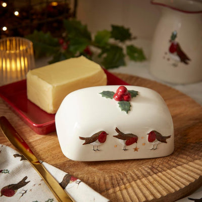 Cooksmart Robin's Retreat Butter Dish