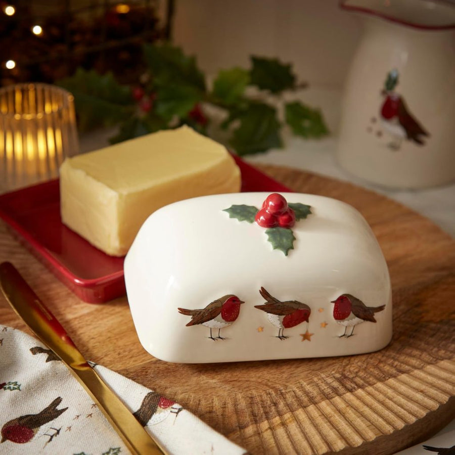 Cooksmart Robin's Retreat Butter Dish