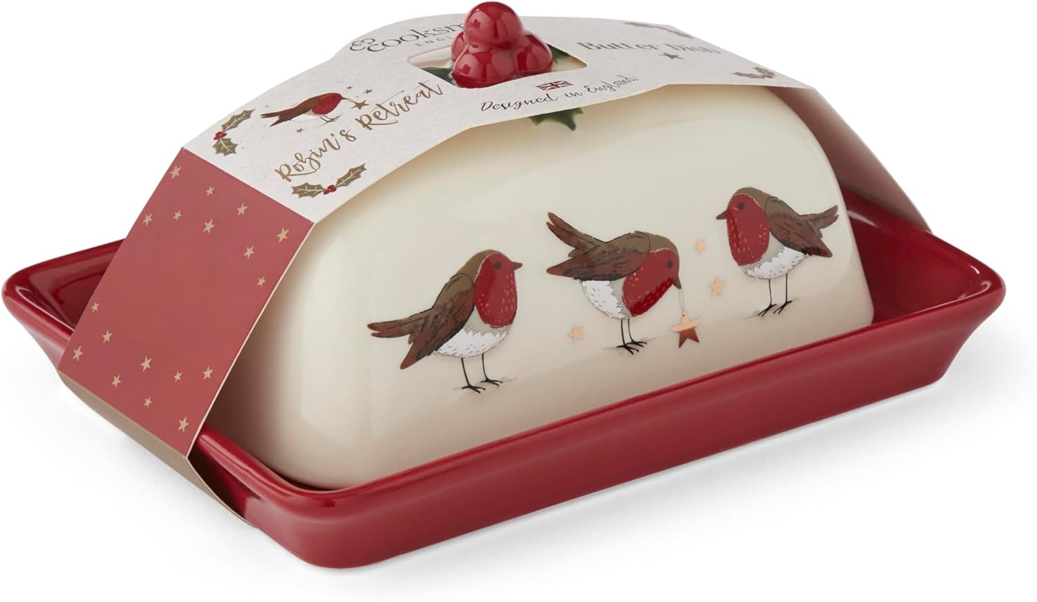 Cooksmart Robin's Retreat Butter Dish