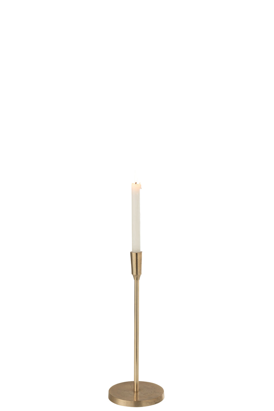 Candlestick Metal Gold Small