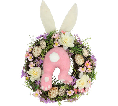 wreath funny bunny