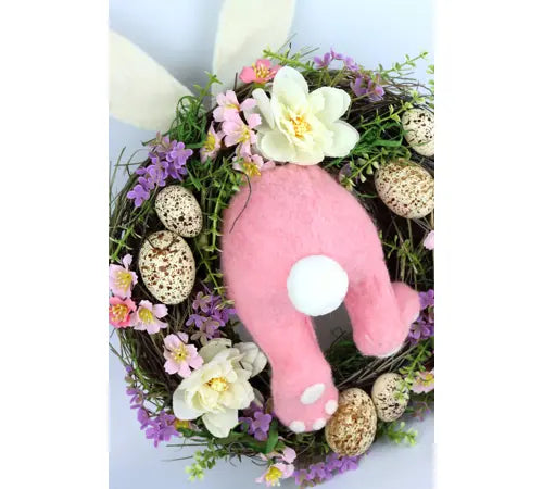 wreath funny bunny