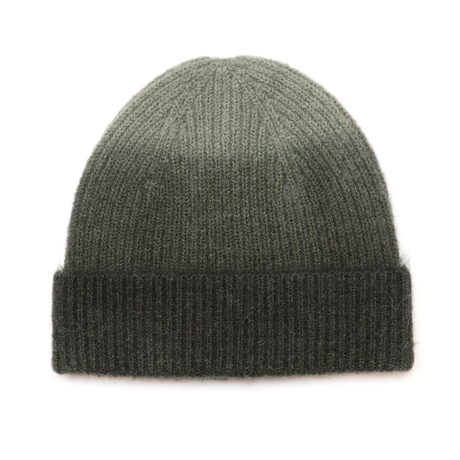 Oliver Khaki ombre beanie hat