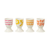 Set Of 4 Egg Cups In Windowbox Ceramic Mix