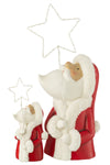 Santa Led Star Resin