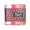 Classic mauve mix stripe scarf