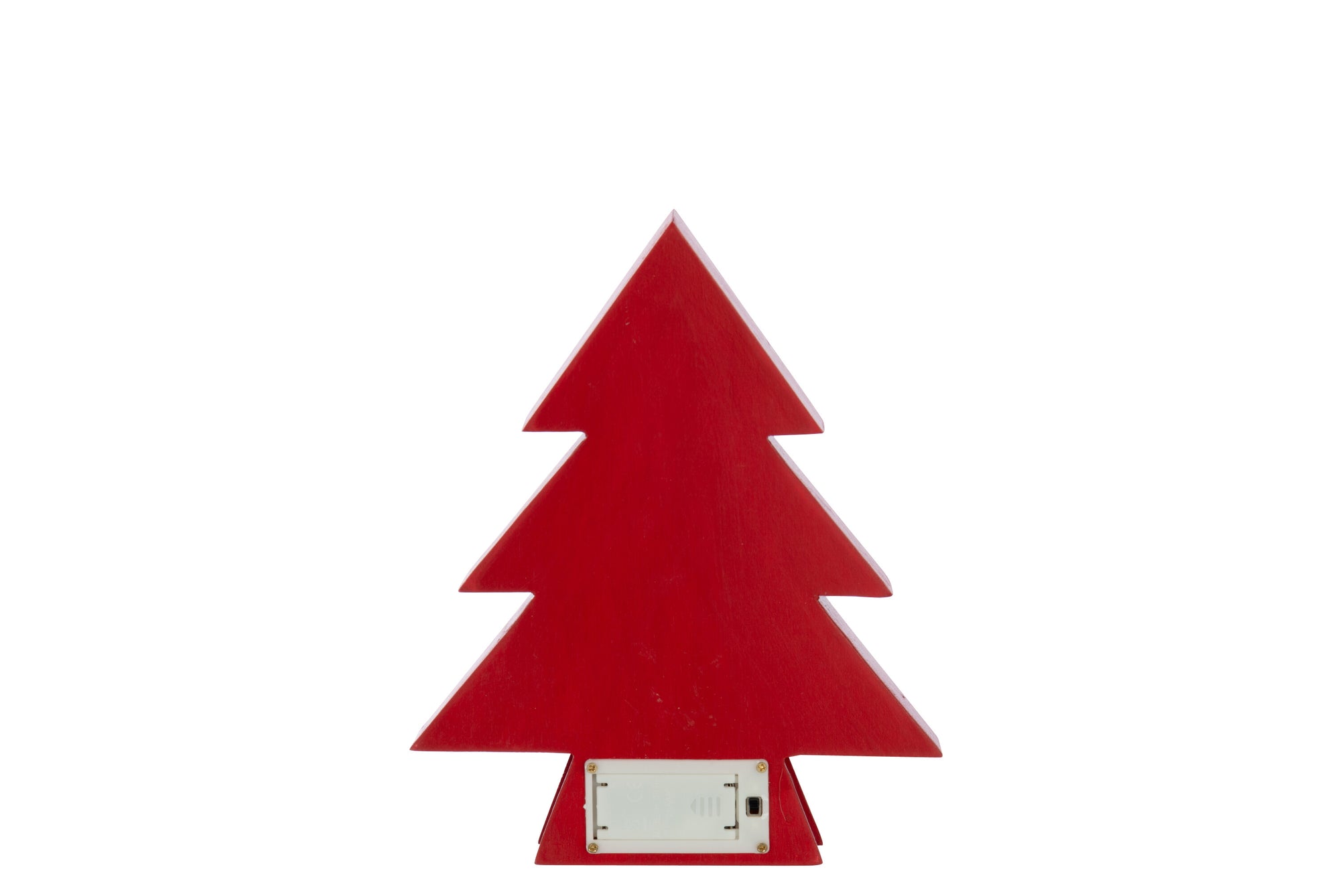Tree Led Plywood Christmas Red