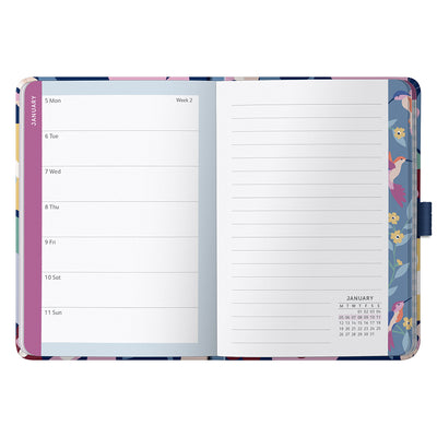 A6 To Do Diary 2026 Floral