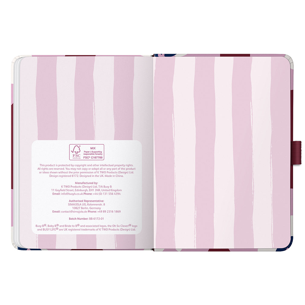 A6 Busy Life Diary 2026 Floral