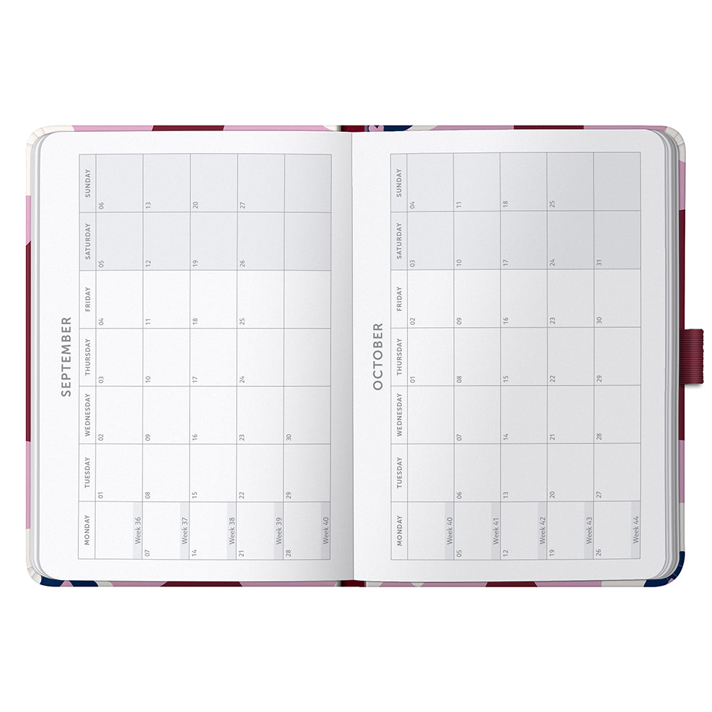 A6 Busy Life Diary 2026 Floral