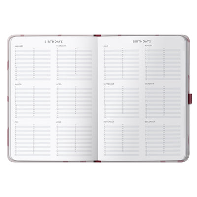 A5 Day a Page Diary 2026 Pink Ribbon