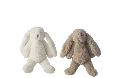 Rabbit Polyester White/Beige