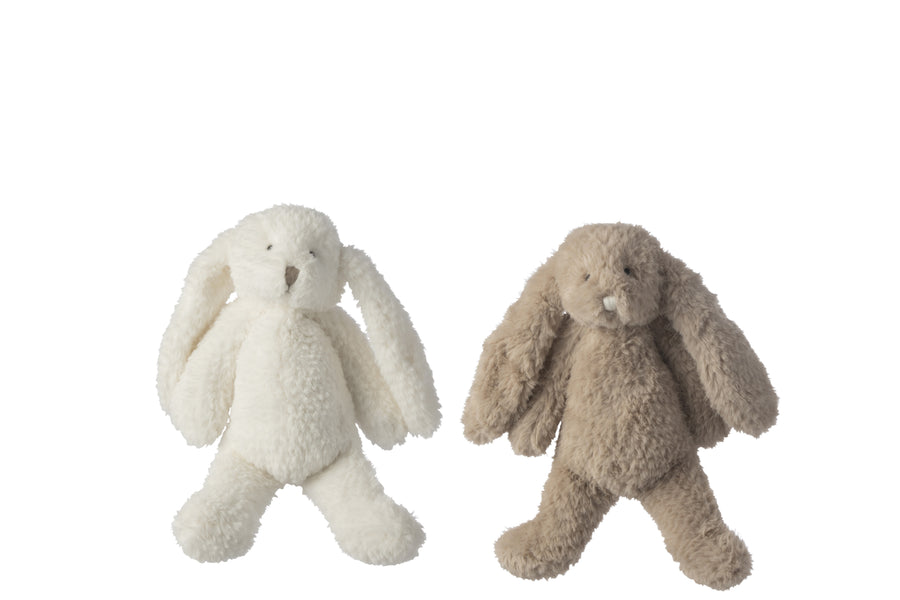 Rabbit Polyester White/Beige