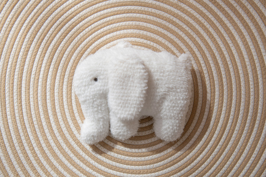 Elephant Polyester White/Beige
