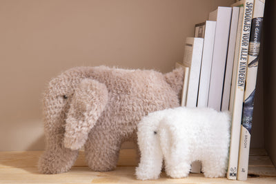 Elephant Polyester White/Beige