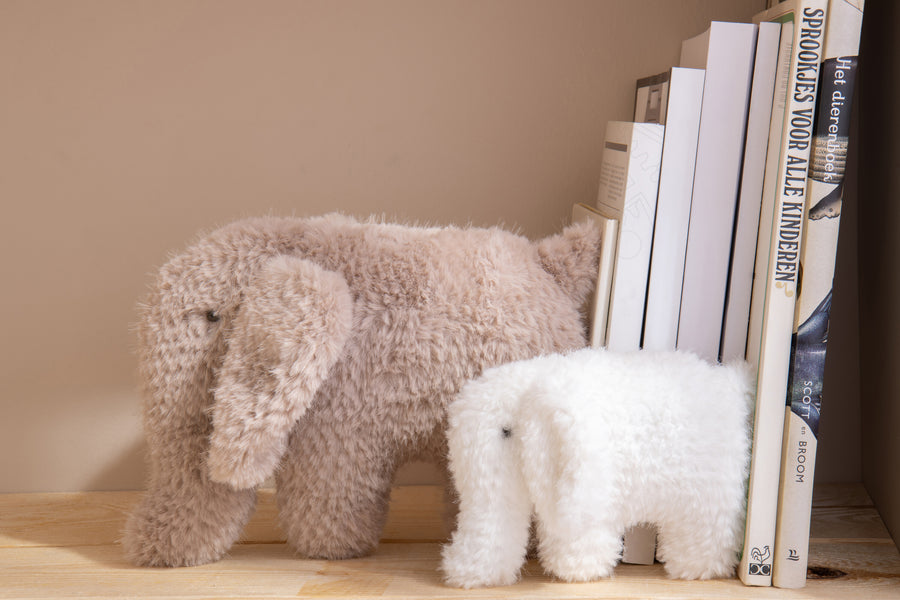 Elephant Polyester White/Beige