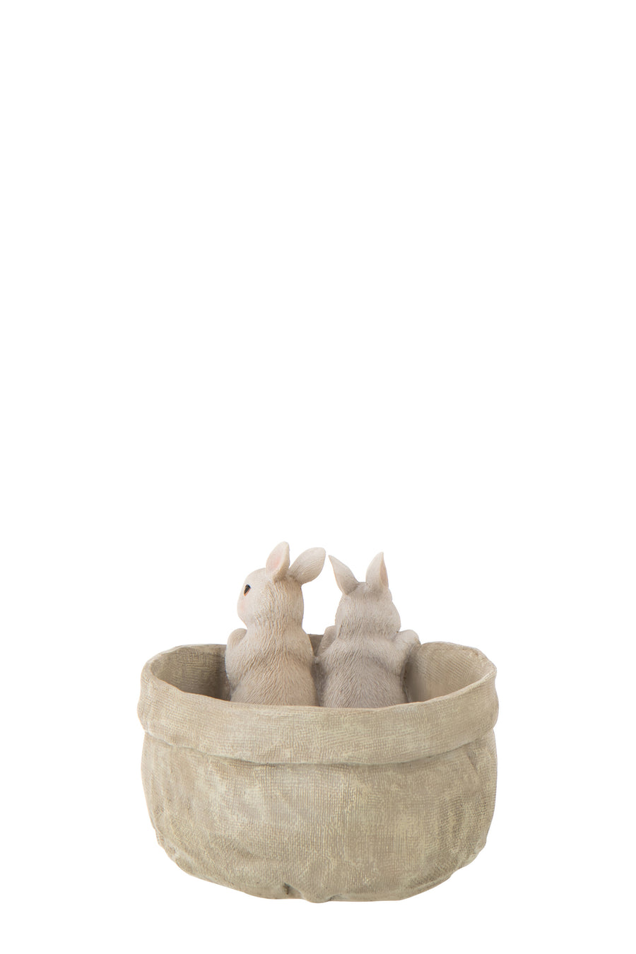 Rabbit In Pot Limepowder Beige/White