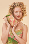 Small Quilted Vanity Bag - Delicate Tropical, Candy by Powder