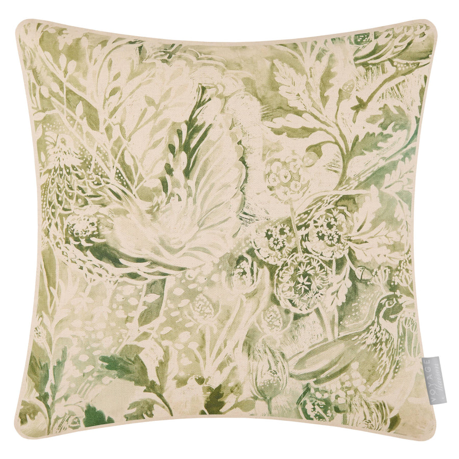 Rothesay Printed Piped Cushion Meadow: Meadow / Feather Filled / 43 x 43cm