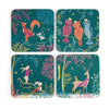 Woodland Tales Set of 4 Coasters
