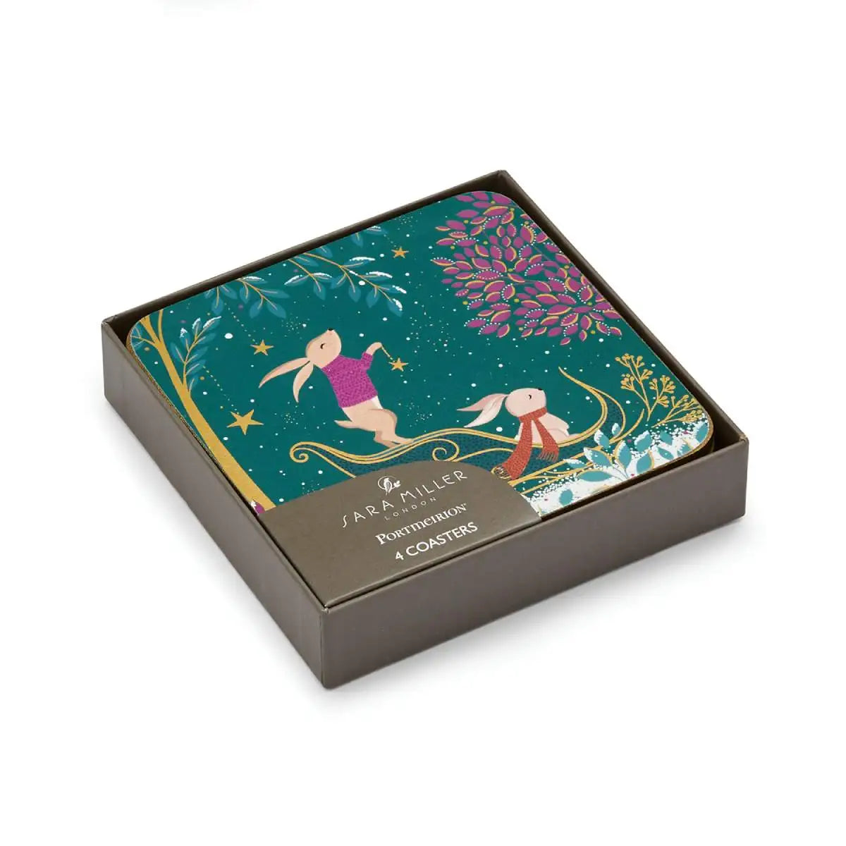 Woodland Tales Set of 4 Coasters