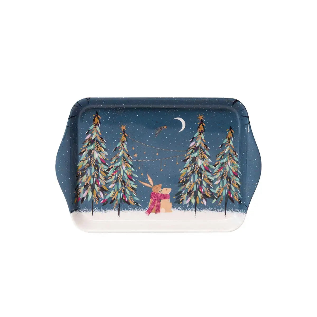 Woodland Tales Mug & Tray Set, French Blue