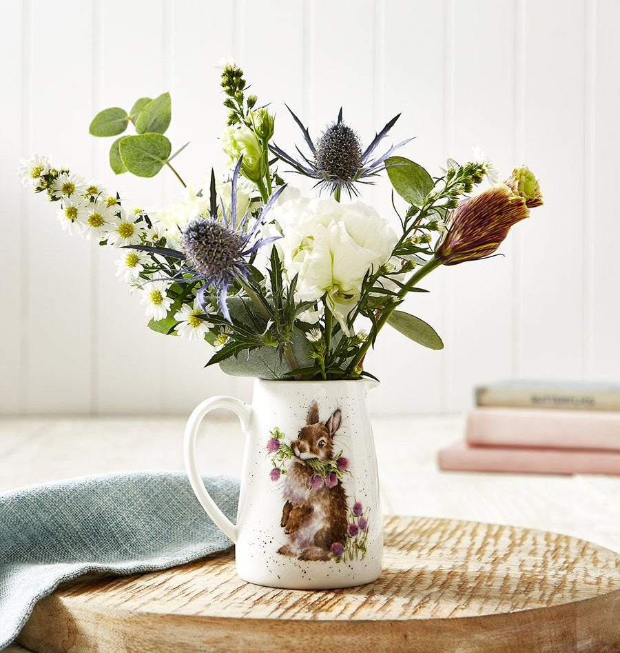 'Head Clover Heels' Rabbit Posy Jug