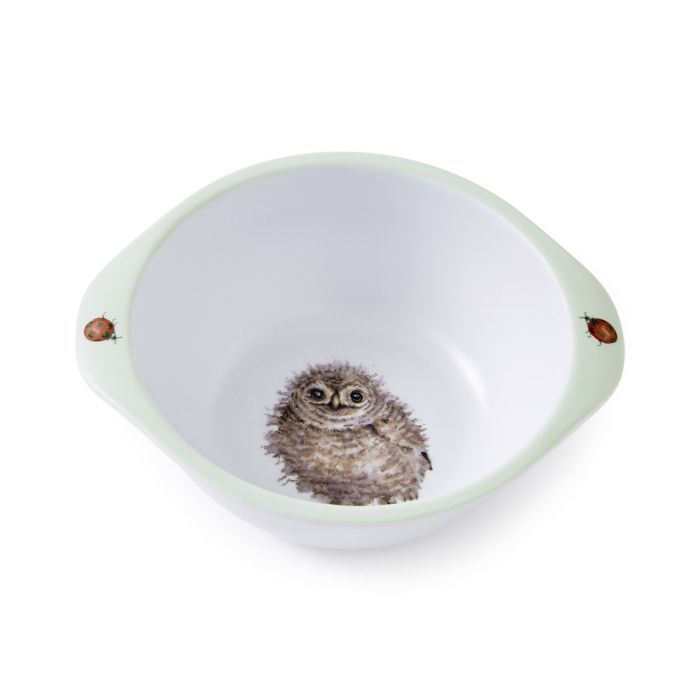 Little Wren 2 piece Divided Plate and Bowl Set