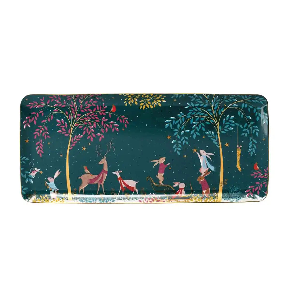 Woodland Tales Sandwich Tray, Deer & Robin