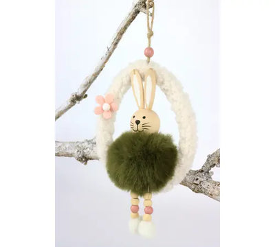 hanging rabbit fluffy