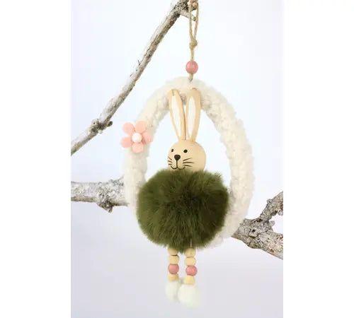 hanging rabbit fluffy