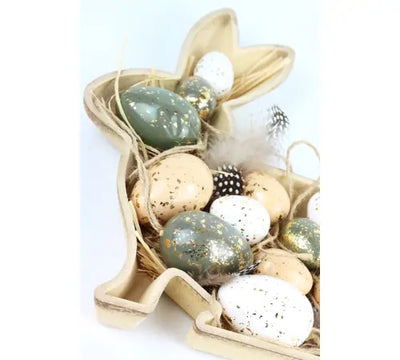 Rabbitbasket w. eggs natural