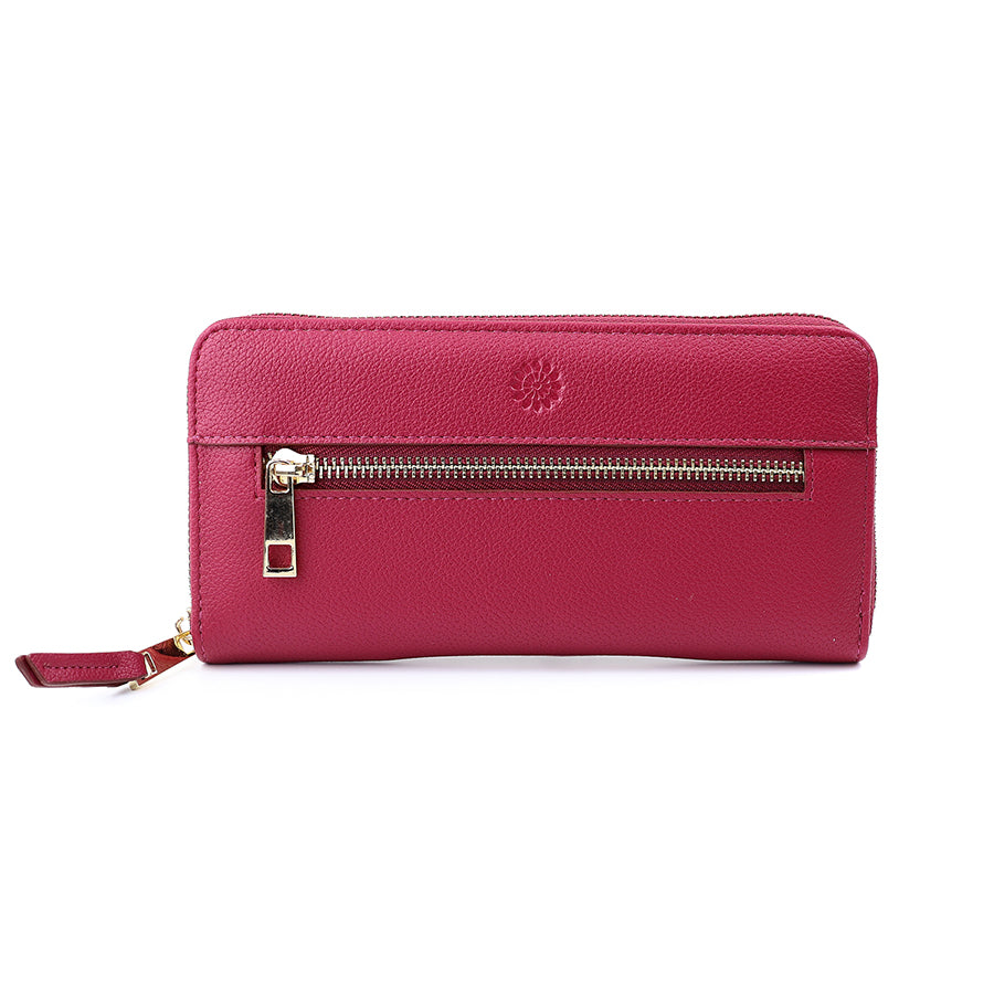 Bella raspberry long purse