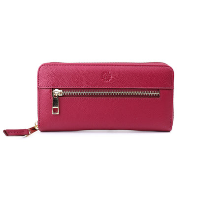 Bella raspberry long purse