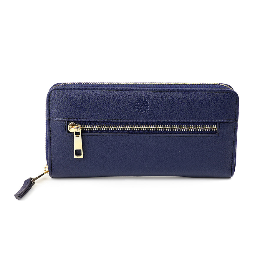 Bella navy long purse