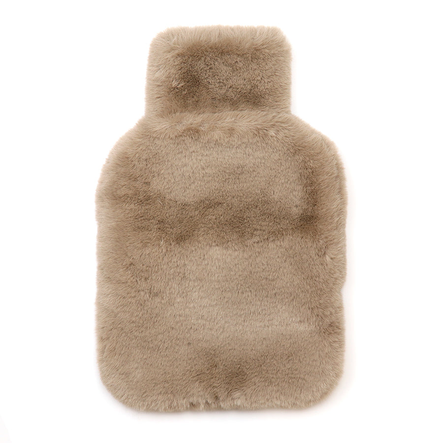 Natalia Taupe Faux Fur Hotwater Bottle