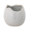 Pennie Flowerpot, White, Stoneware