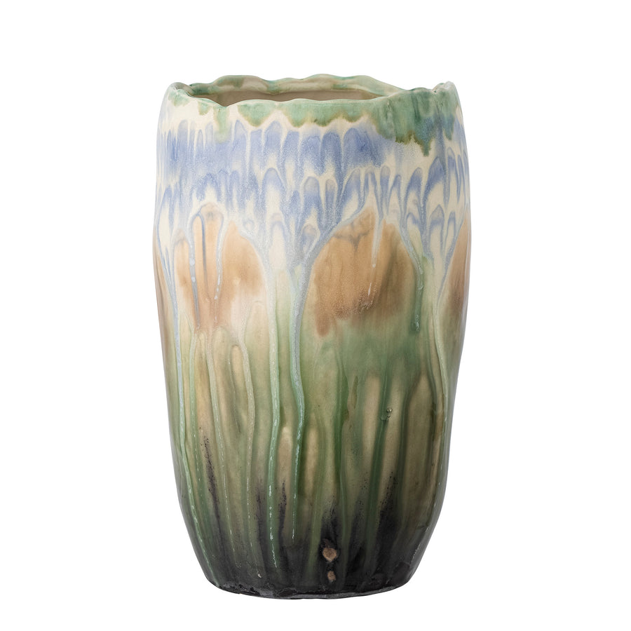 Mahasti Vase, Green, Stoneware