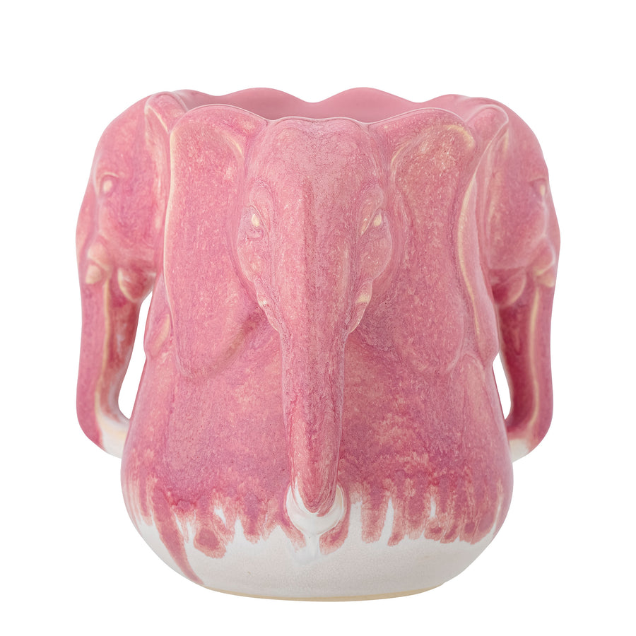 Pontus Vase, Pink, Stoneware