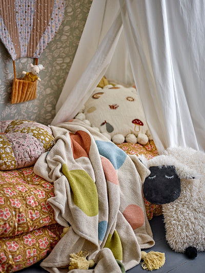 Clennie Throw, Nature, Recycled Cotton