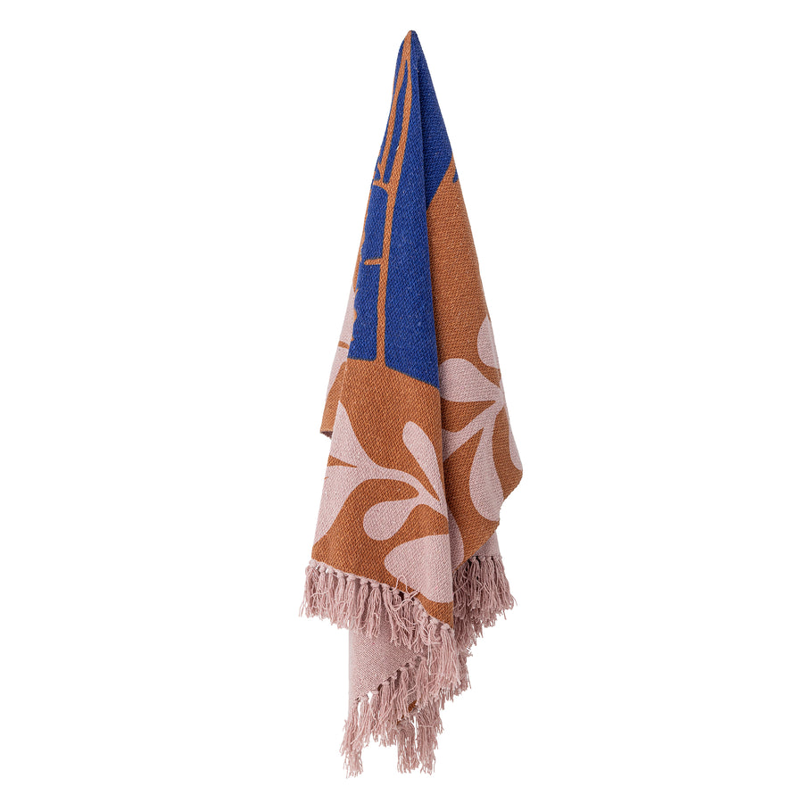 Atle Throw, Brown, Recycled Cotton