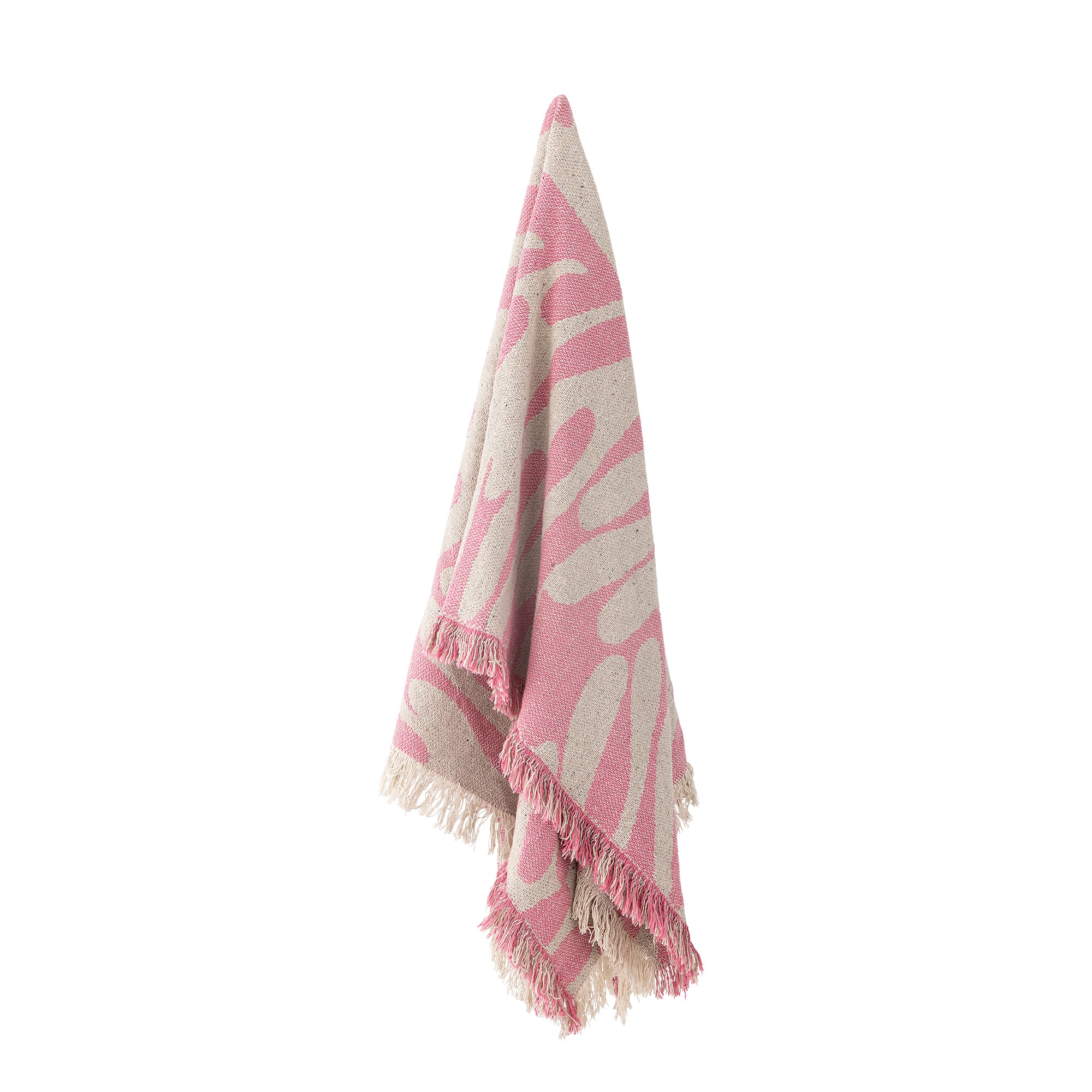 Alk Throw, Rose, Recycled Cotton